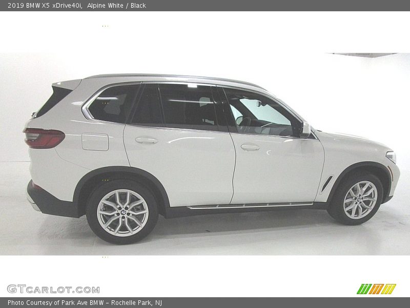 Alpine White / Black 2019 BMW X5 xDrive40i