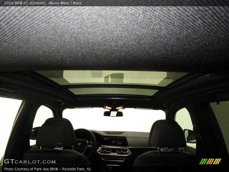 Alpine White / Black 2019 BMW X5 xDrive40i