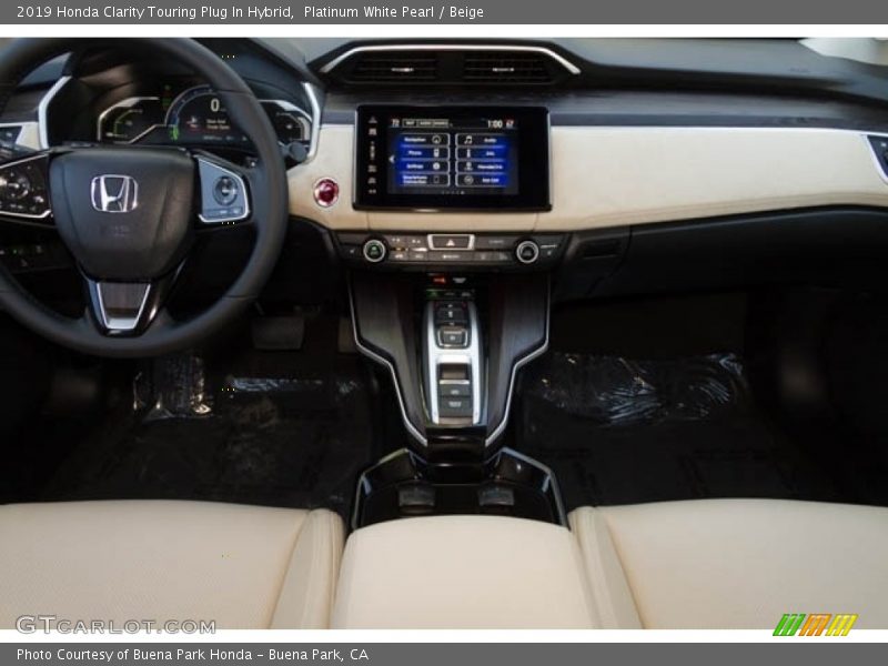 Platinum White Pearl / Beige 2019 Honda Clarity Touring Plug In Hybrid