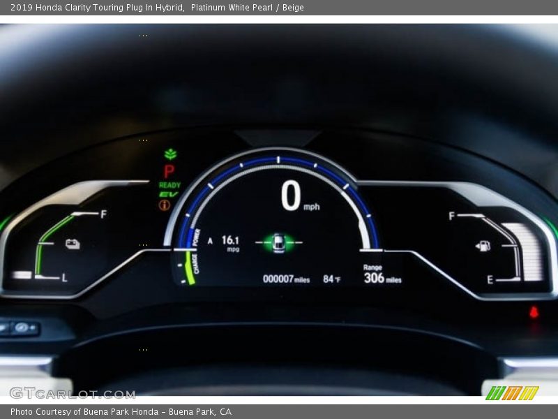 Platinum White Pearl / Beige 2019 Honda Clarity Touring Plug In Hybrid