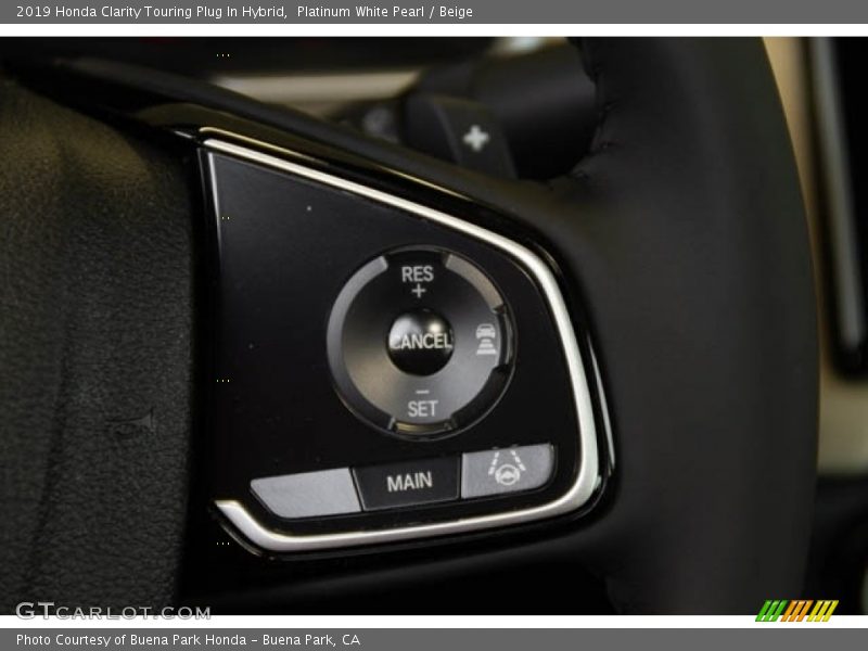 Platinum White Pearl / Beige 2019 Honda Clarity Touring Plug In Hybrid