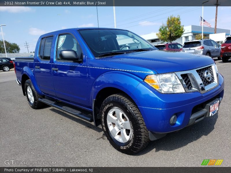 Metallic Blue / Steel 2012 Nissan Frontier SV Crew Cab 4x4