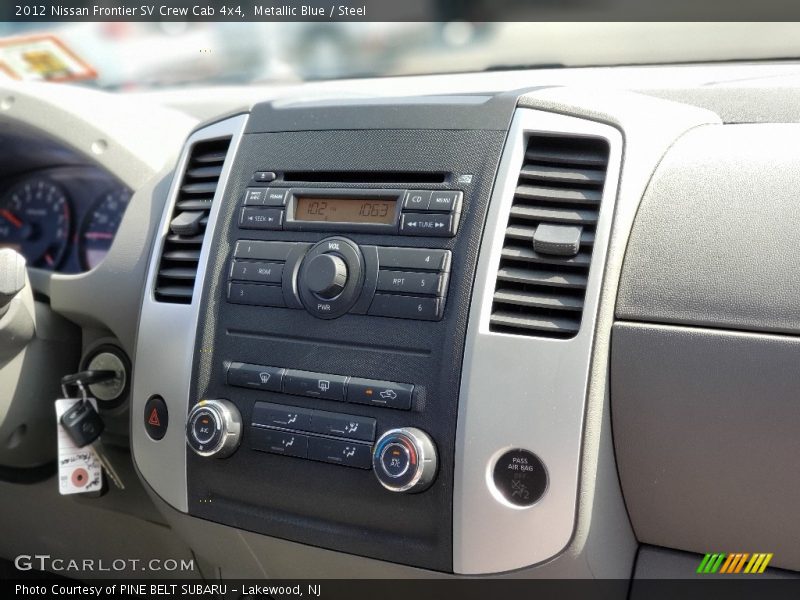 Metallic Blue / Steel 2012 Nissan Frontier SV Crew Cab 4x4