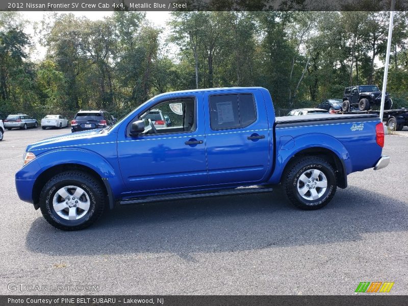 Metallic Blue / Steel 2012 Nissan Frontier SV Crew Cab 4x4