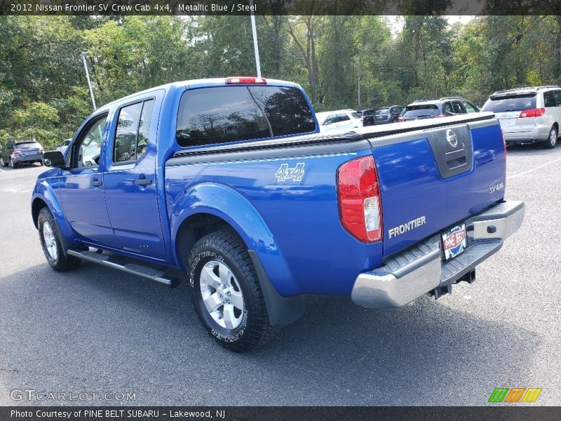 Metallic Blue / Steel 2012 Nissan Frontier SV Crew Cab 4x4