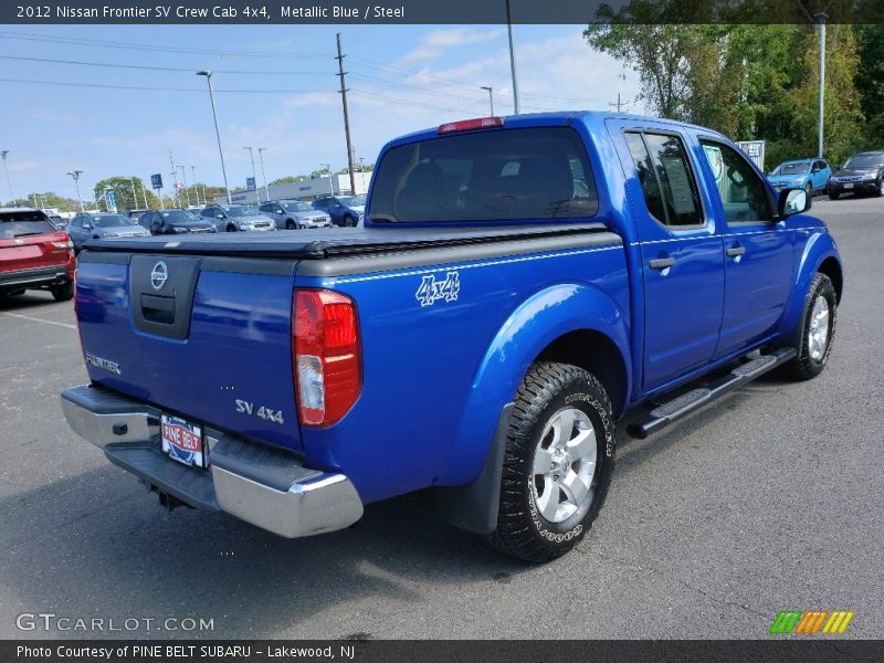Metallic Blue / Steel 2012 Nissan Frontier SV Crew Cab 4x4