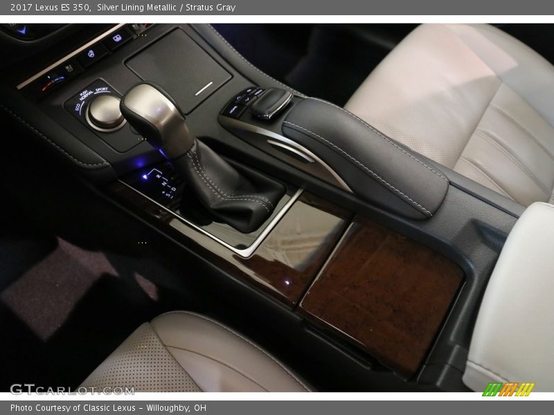 Silver Lining Metallic / Stratus Gray 2017 Lexus ES 350