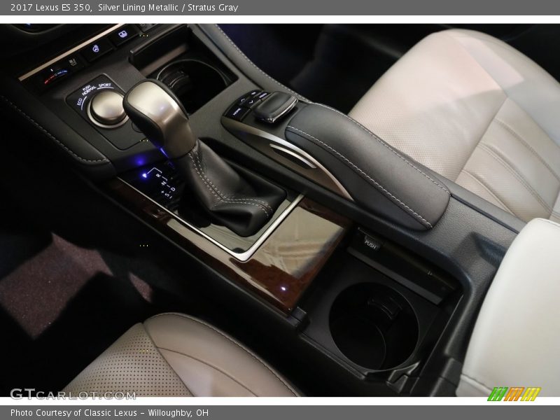 Silver Lining Metallic / Stratus Gray 2017 Lexus ES 350