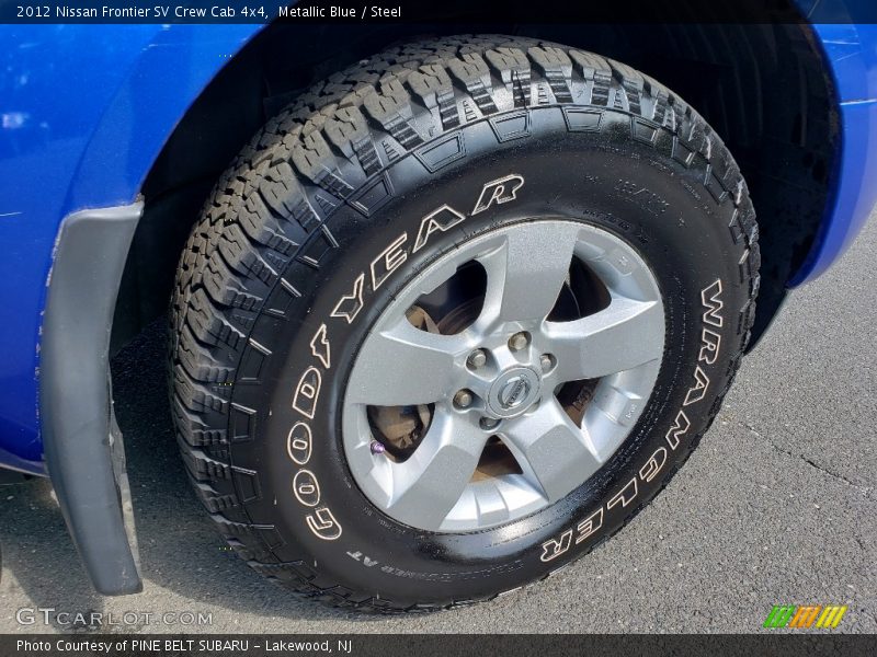 Metallic Blue / Steel 2012 Nissan Frontier SV Crew Cab 4x4