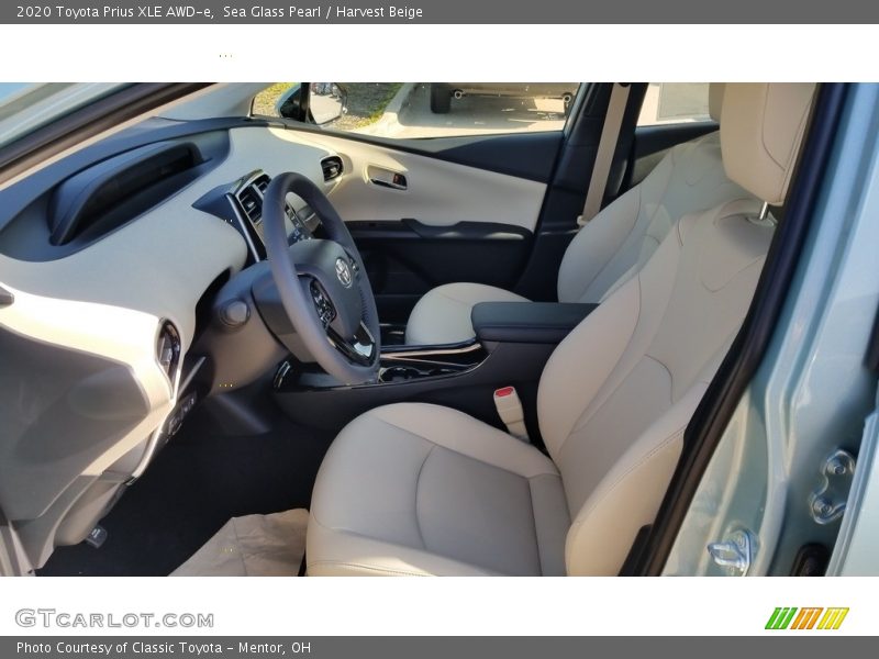  2020 Prius XLE AWD-e Harvest Beige Interior