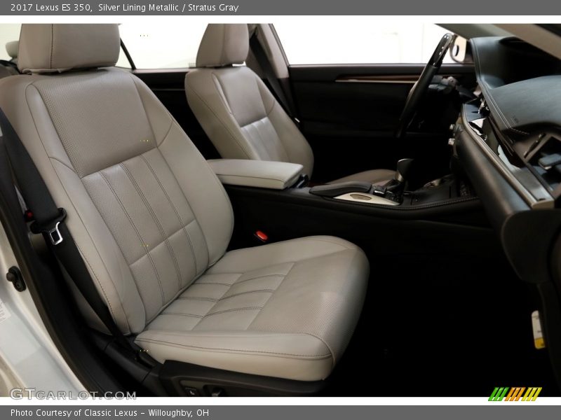 Silver Lining Metallic / Stratus Gray 2017 Lexus ES 350