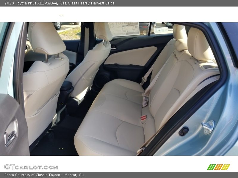 Rear Seat of 2020 Prius XLE AWD-e