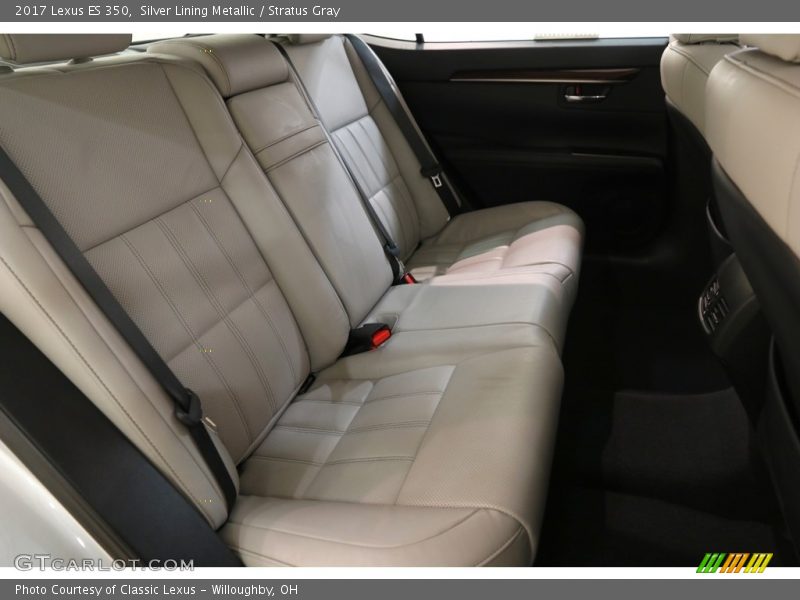 Silver Lining Metallic / Stratus Gray 2017 Lexus ES 350