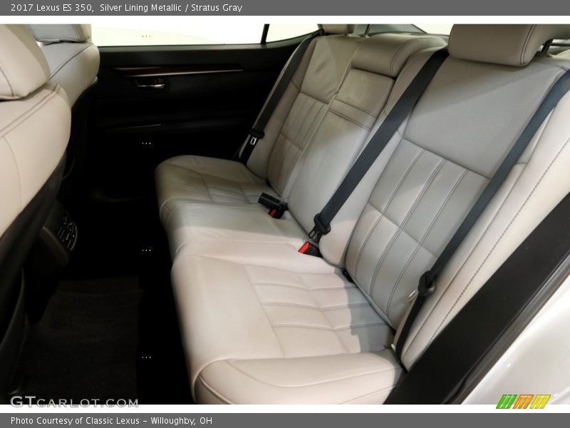 Silver Lining Metallic / Stratus Gray 2017 Lexus ES 350