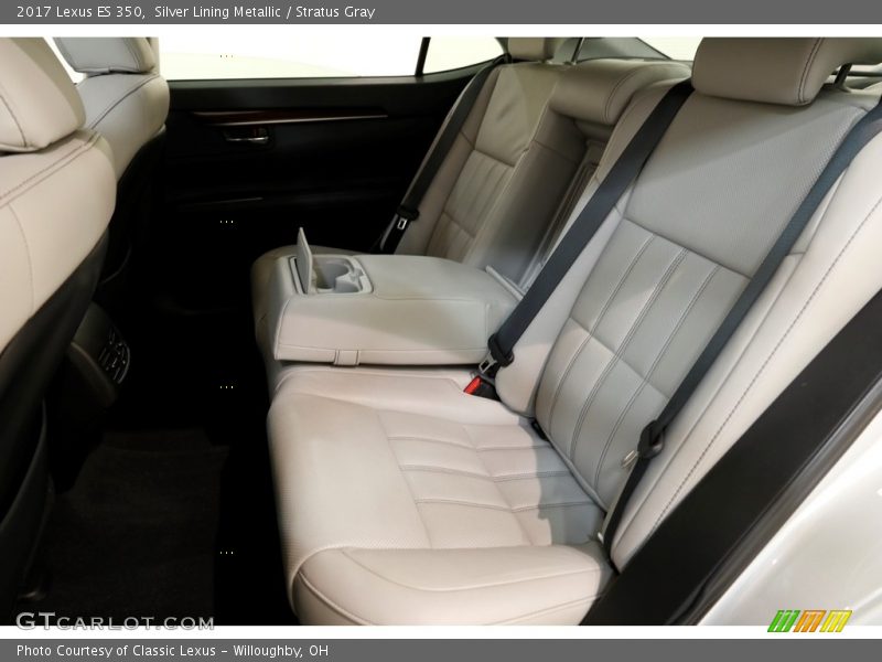 Silver Lining Metallic / Stratus Gray 2017 Lexus ES 350