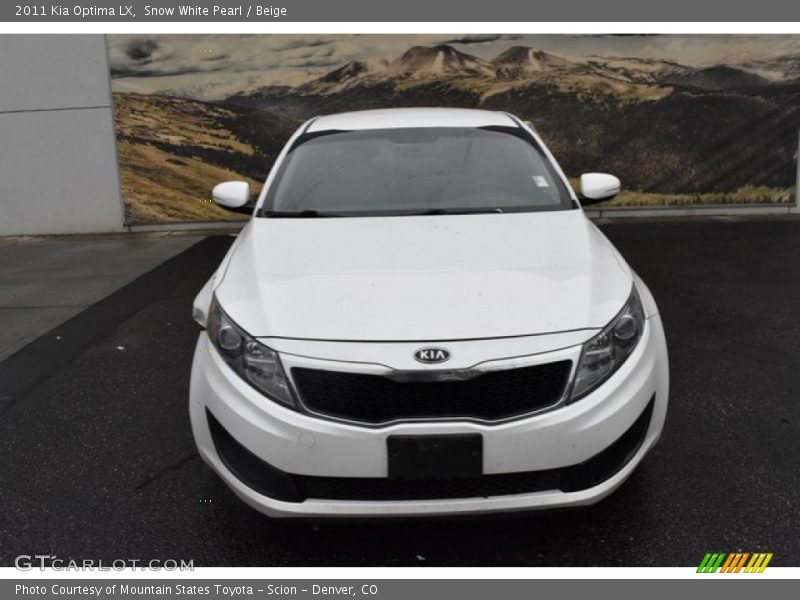 Snow White Pearl / Beige 2011 Kia Optima LX