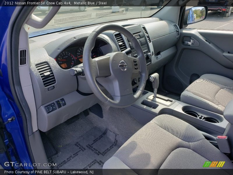Metallic Blue / Steel 2012 Nissan Frontier SV Crew Cab 4x4