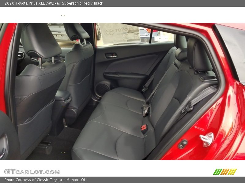 Rear Seat of 2020 Prius XLE AWD-e