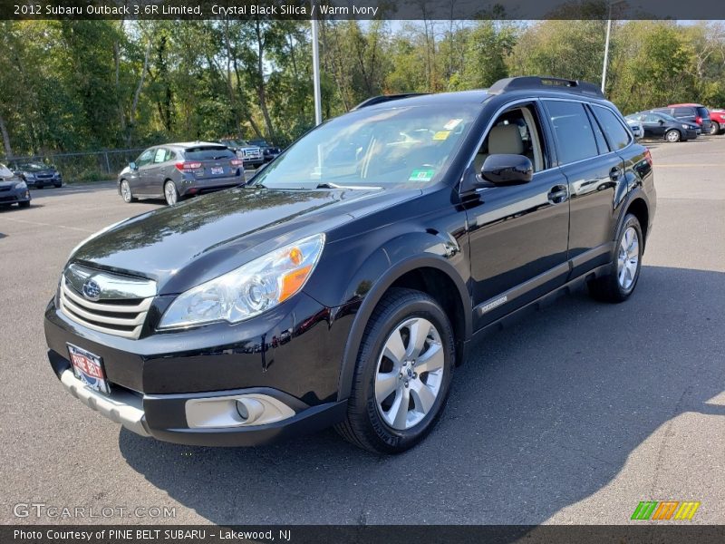 Crystal Black Silica / Warm Ivory 2012 Subaru Outback 3.6R Limited