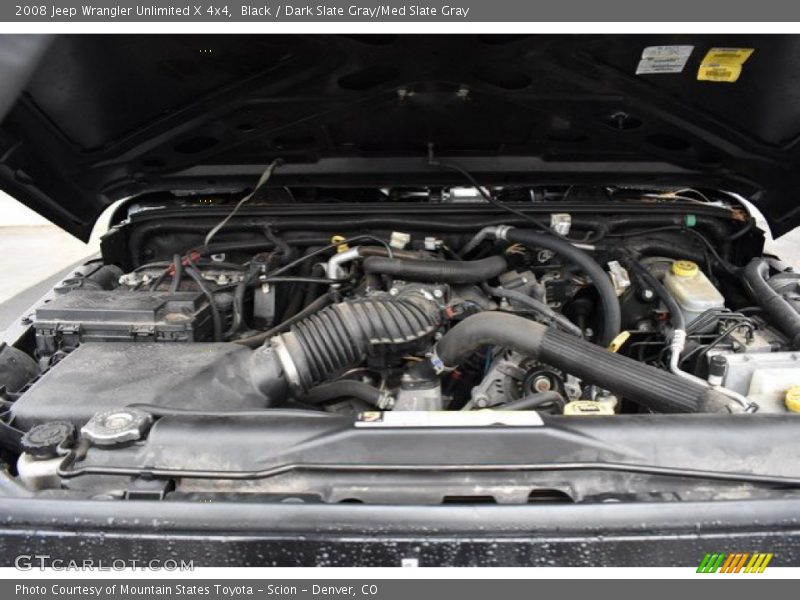 Black / Dark Slate Gray/Med Slate Gray 2008 Jeep Wrangler Unlimited X 4x4
