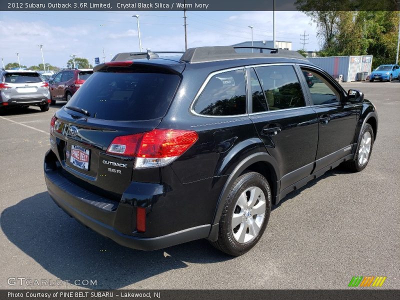 Crystal Black Silica / Warm Ivory 2012 Subaru Outback 3.6R Limited