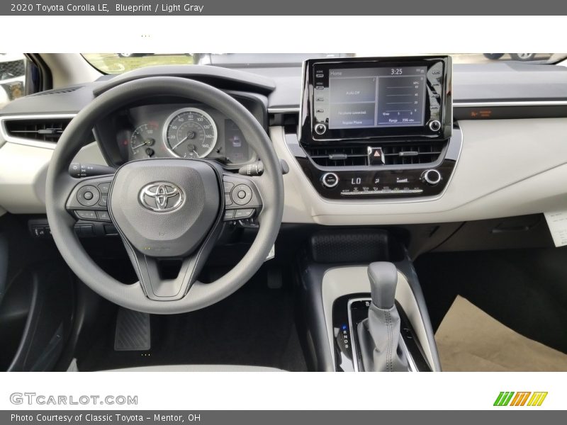 Blueprint / Light Gray 2020 Toyota Corolla LE