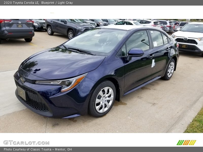 Blueprint / Light Gray 2020 Toyota Corolla LE