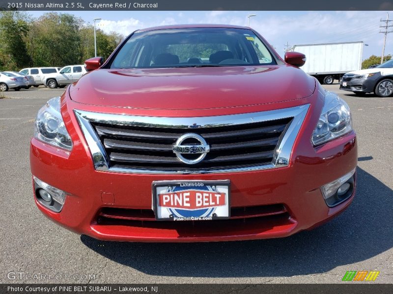 Cayenne Red / Charcoal 2015 Nissan Altima 2.5 SL