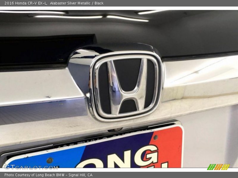 Alabaster Silver Metallic / Black 2016 Honda CR-V EX-L