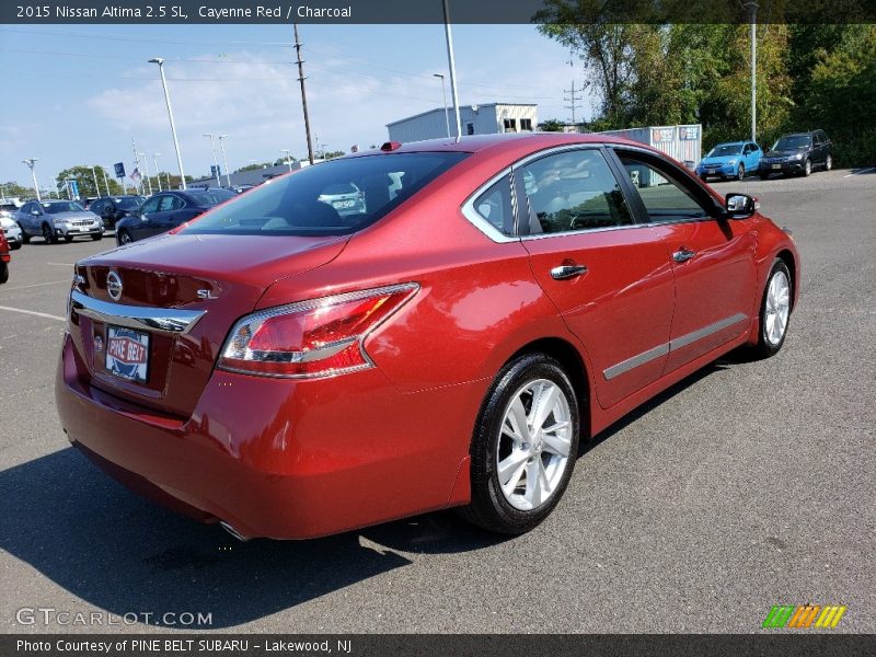 Cayenne Red / Charcoal 2015 Nissan Altima 2.5 SL