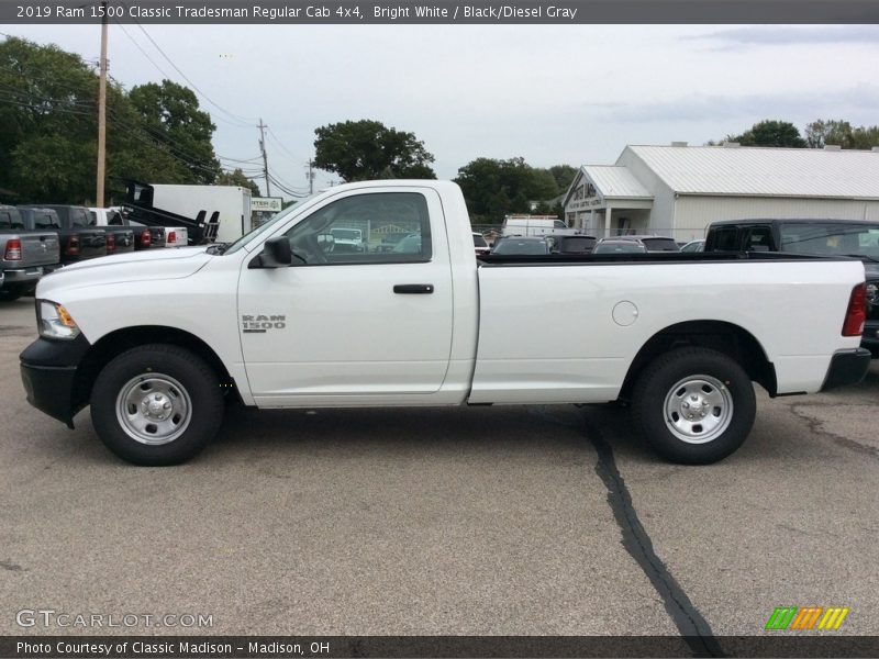 Bright White / Black/Diesel Gray 2019 Ram 1500 Classic Tradesman Regular Cab 4x4