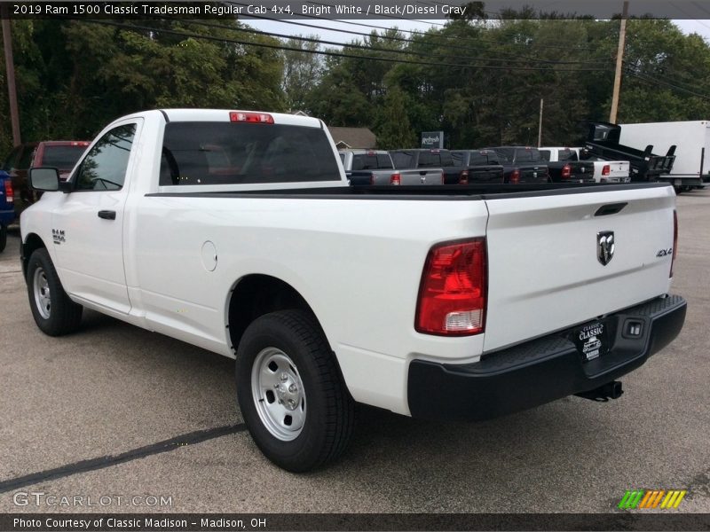 Bright White / Black/Diesel Gray 2019 Ram 1500 Classic Tradesman Regular Cab 4x4