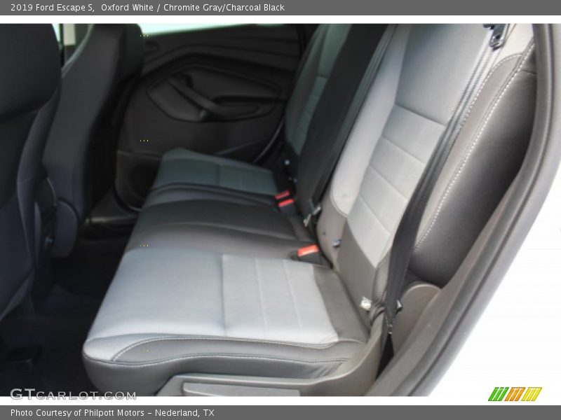 Oxford White / Chromite Gray/Charcoal Black 2019 Ford Escape S