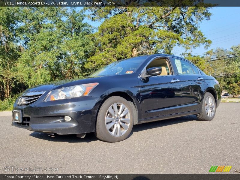 Crystal Black Pearl / Ivory 2011 Honda Accord EX-L V6 Sedan