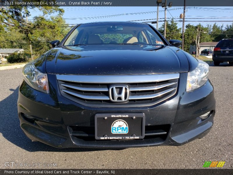 Crystal Black Pearl / Ivory 2011 Honda Accord EX-L V6 Sedan