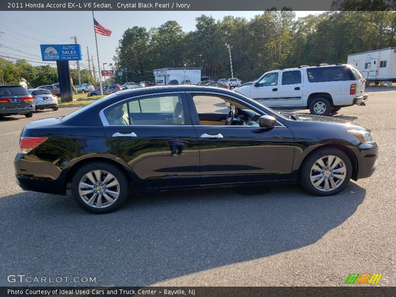 Crystal Black Pearl / Ivory 2011 Honda Accord EX-L V6 Sedan