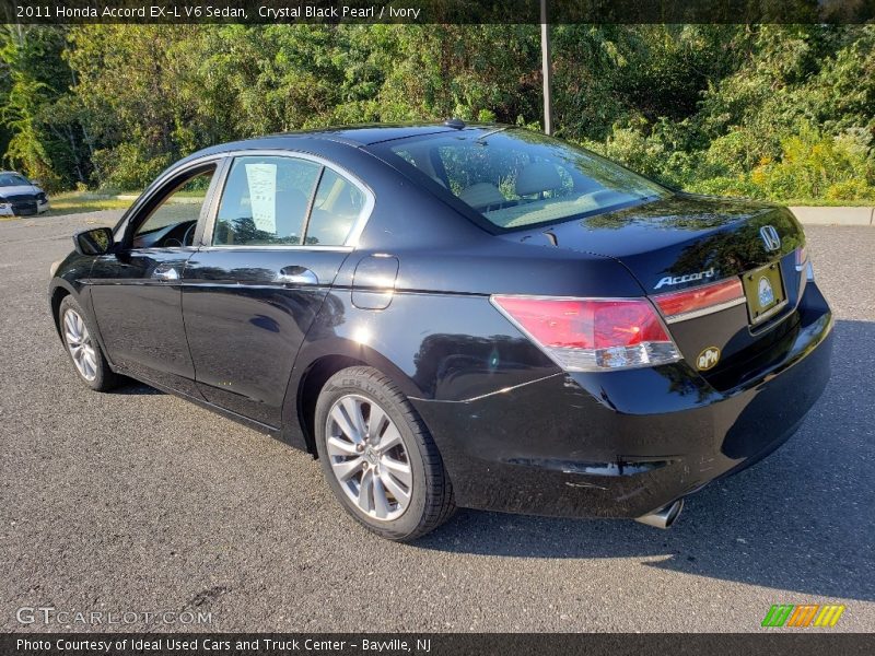Crystal Black Pearl / Ivory 2011 Honda Accord EX-L V6 Sedan