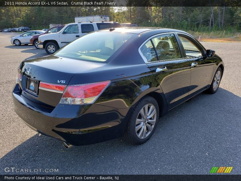 Crystal Black Pearl / Ivory 2011 Honda Accord EX-L V6 Sedan
