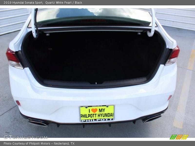 Quartz White Pearl / Black 2019 Hyundai Sonata Sport