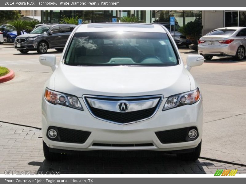 White Diamond Pearl / Parchment 2014 Acura RDX Technology