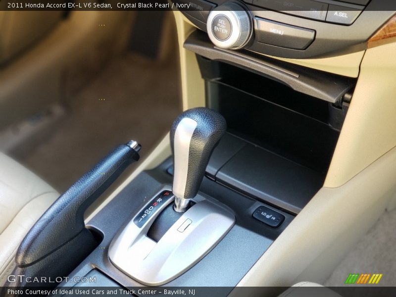 Crystal Black Pearl / Ivory 2011 Honda Accord EX-L V6 Sedan
