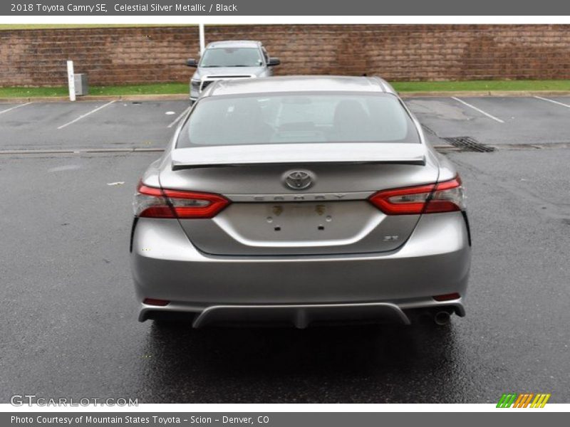 Celestial Silver Metallic / Black 2018 Toyota Camry SE