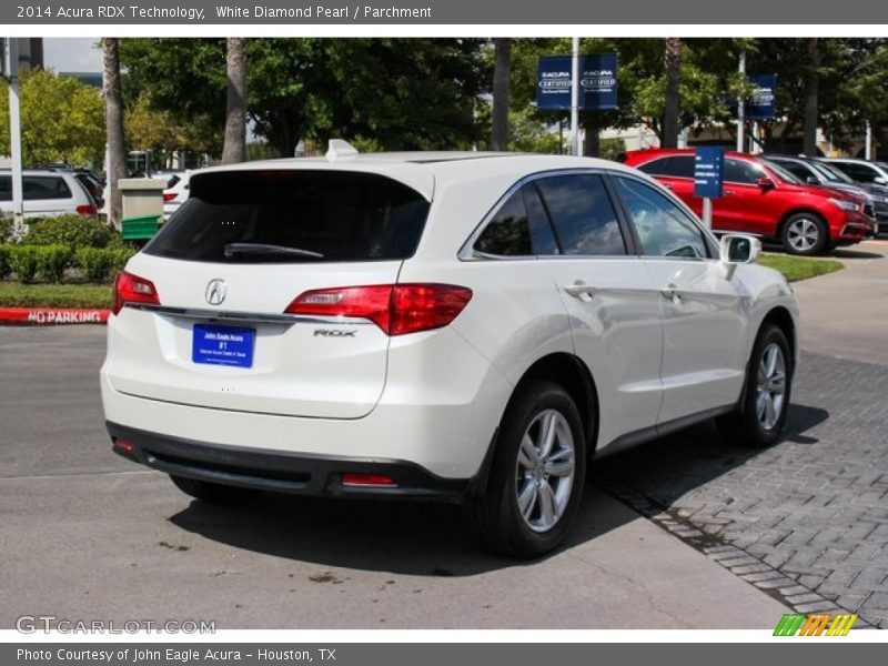 White Diamond Pearl / Parchment 2014 Acura RDX Technology