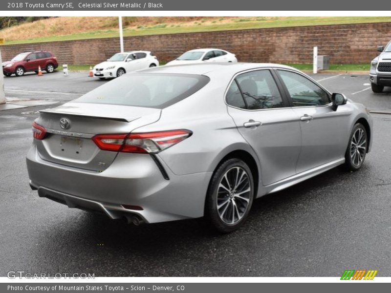 Celestial Silver Metallic / Black 2018 Toyota Camry SE
