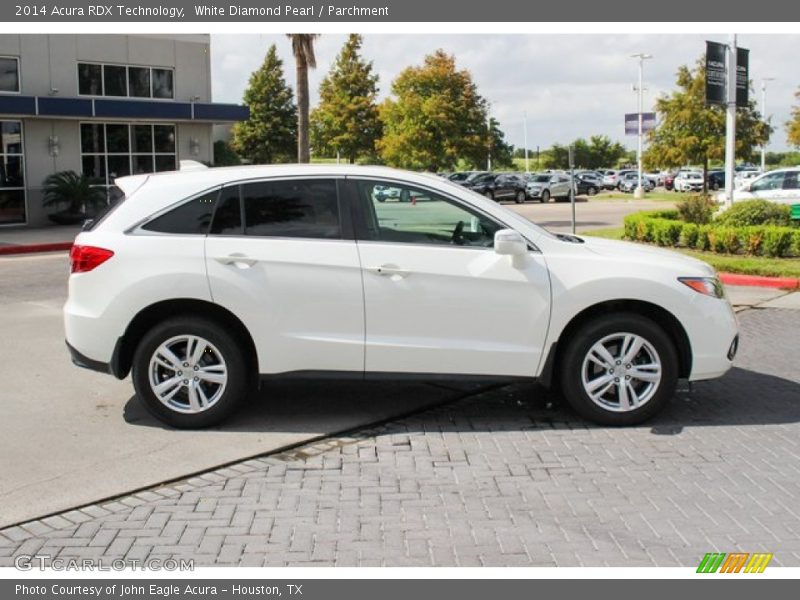 White Diamond Pearl / Parchment 2014 Acura RDX Technology