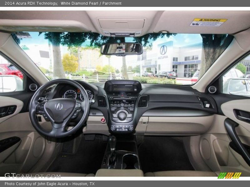 White Diamond Pearl / Parchment 2014 Acura RDX Technology