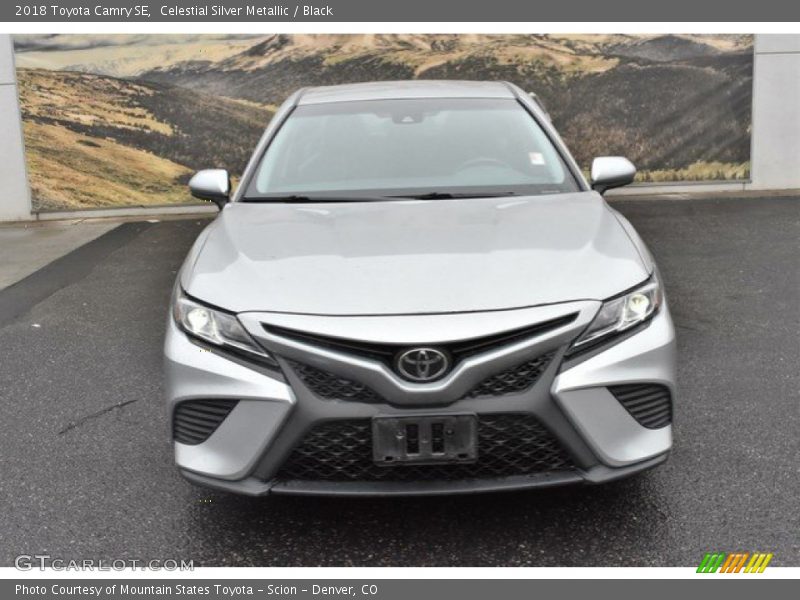 Celestial Silver Metallic / Black 2018 Toyota Camry SE