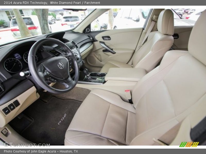 White Diamond Pearl / Parchment 2014 Acura RDX Technology