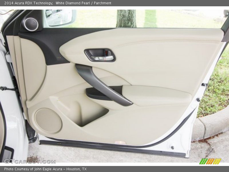 White Diamond Pearl / Parchment 2014 Acura RDX Technology