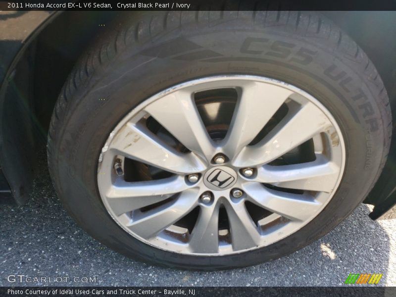Crystal Black Pearl / Ivory 2011 Honda Accord EX-L V6 Sedan